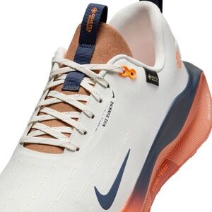 Nike White and Orange Running Shoes